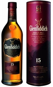 Glenfiddich, Glenfiddich 15 Single Malt Scotch Whisky 70 cl / 40 % Schottland, 15 Our olera fifteen, Spirituosen, 70 cl