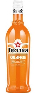 DIWISA Distillerie, TROJKA ORANGE Vodka Likör 70 cl / 17 % Schweiz, Trojka Vodka Trojka Orange Vodka-Liqueur - 70cl, Schweiz