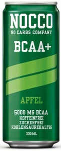 No Carbs Company AB, NOCCO BCAA Apfel + Koffeinfrei 330 ml Österreich, NOCCO BCAA+ Apfel (330ml)