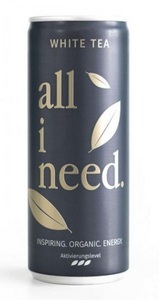 all i need beverage GmbH, all I need WHITE TEA Bio Teegetränk mit Koffein 250 ml Österreich, All i need White Tea 250ml