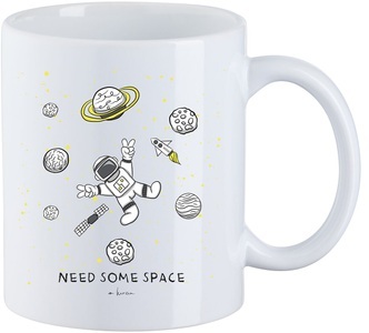 undefined, Need Some Space Tasse weiß, 