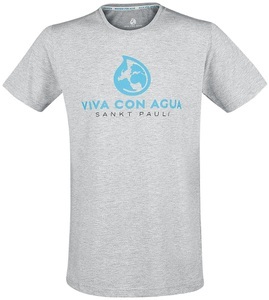 Viva con Agua, Viva Con Agua Logo Tee T-Shirt grau, 