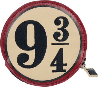 HARRY POTTER, Harry Potter Platform 9 3/4 Geldbörse rot/beige, Harry Potter Portemonnaie Gleis 9 3/4