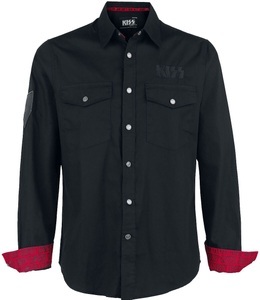 KISS, Kiss EMP Signature Collection Hemd schwarz/rot, 