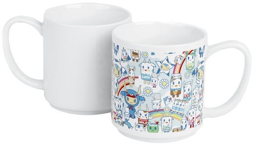 tokidoki, TokiDoki Stapelbare Tassen Tassen-Set weiß, 