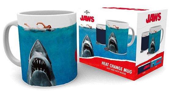 undefined, Der weisse Hai Jaws - Tasse mit Thermoeffekt Tasse multicolor, 