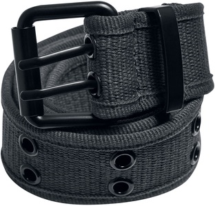 undefined, Urban Classics Double Thorn Buckle Canvas Belt Gürtel grau, 