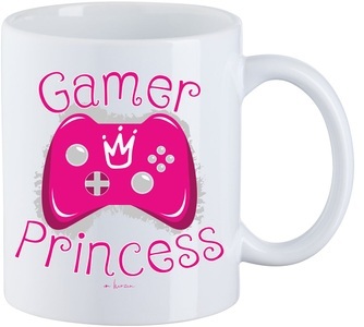 undefined, Gamer Princess Tasse weiß, 