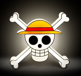 undefined, One Piece Skull Lampe Lampe schwarz, One Piece Skull Lampe