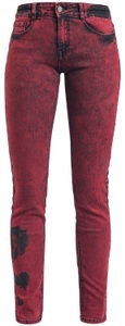 Full Volume by EMP, Full Volume by EMP Skarlett in rot mit Waschung Girl-Jeans rot, 