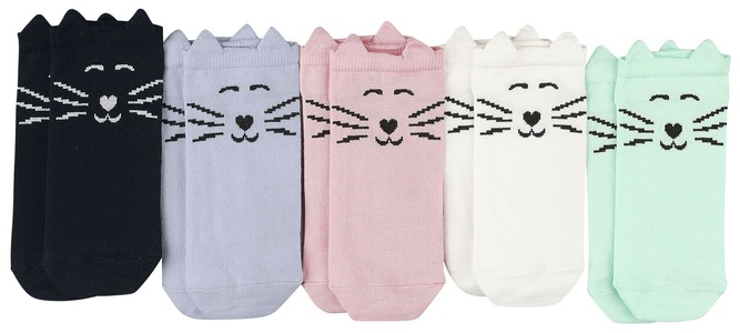 undefined, JUST Cat Socks Socken multicolor, 