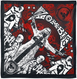 Rob Zombie, Rob Zombie Preacher collage - Bandana Bandana multicolor, 
