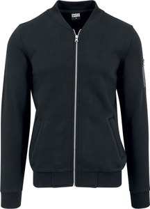 Urban Classics, Urban classics - SWEAT BOMBER pilota Zip Jacket, URBAN CLASSICS - jacke urban classic sweat basic, für Herren, Größe XXL