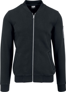 undefined, Urban Classics Sweat Bomber Jacket Jacke schwarz, URBAN CLASSICS - jacke urban classic sweat basic, für Herren, Größe XL
