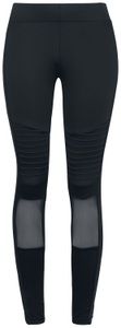 Urban Classics, Urban Classics Ladies Tech Mesh Biker Leggings Leggings schwarz, URBAN CLASSICS - leggings urban classic mesh biker, XL