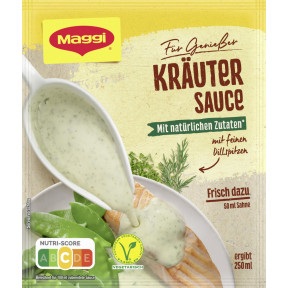 Maggi, Maggi Für Genießer Kräuter Sauce ergibt 250ML