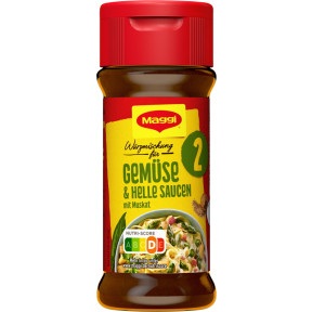 Maggi, Maggi Würzmischung 2 - Gemüse und helle Saucen 78G