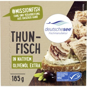 Deutsche See, Deutsche See Thunfisch in Olivenöl 185G