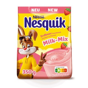 Nestle, Nestle Nesquik Erdbeer Milk-Mix 350G