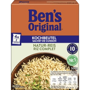 Uncle Ben´s, Ben's Original Natur-Reis Kochbeutel 500G