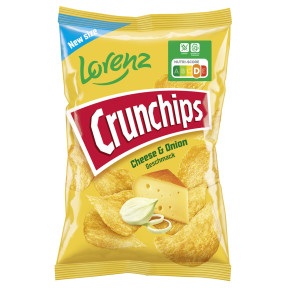 Lorenz, Lorenz Crunchips Cheese & Onion 150G