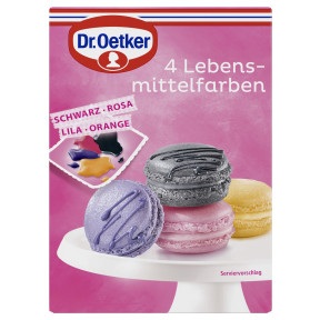 Dr.Oetker, Dr.Oetker Lebensmittelfarben 4ST 80G