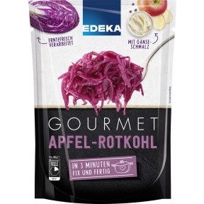 EDEKA, EDEKA Gourmet Apfelrotkohl mit Gänseschmalz 400G