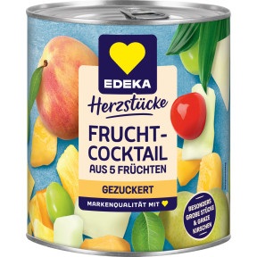 EDEKA, EDEKA 5-Fruchtcocktail gezuckert 820G