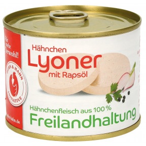 Allgäu Fresh Foods, Allgäu Fresh Foods Hähnchenlyoner mit Rapsöl 200G