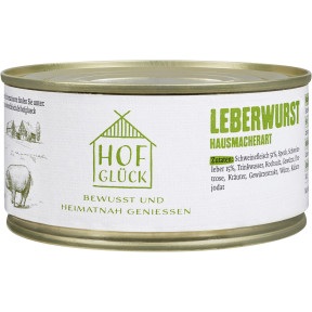 Hofglück, Hofglück Leberwurst Hausmacherart 300G