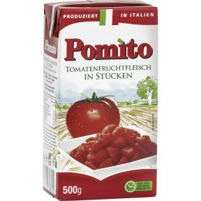 Pomito, Pomito Tomatenfruchtfleisch in Stücken 500G