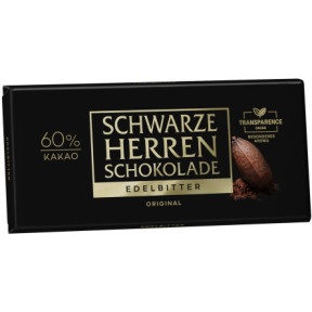 Sarotti, Sarotti Schwarze Herren Schokolade Edelbitter 100G