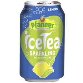 PFANNER®, Pfanner Ice Tea Sparkling Lemon 0,33L