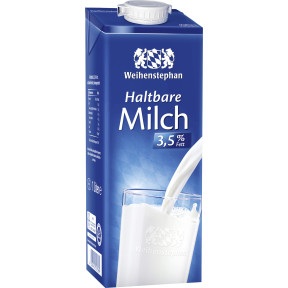 Weihenstephan, Weihenstephan haltbare Milch 3,5% 1L