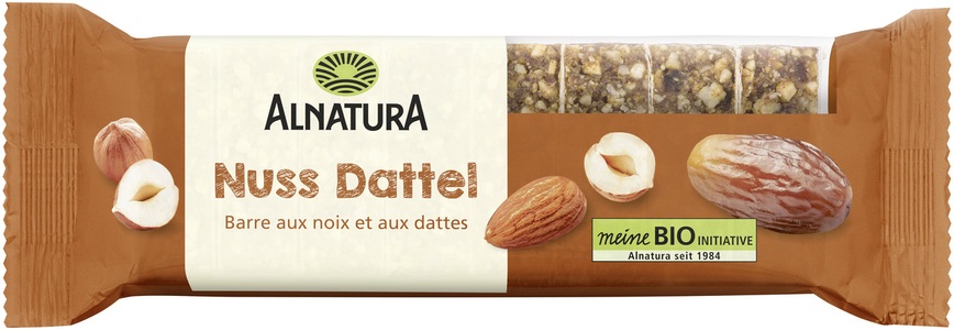 Alnatura, Alnatura Bio Nuss Dattel Fruchtschnitte 75G