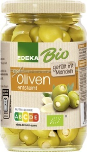 EDEKA, EDEKA Bio Oliven gefüllt mit Mandeln 350G