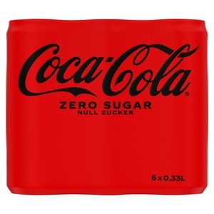 Coca-Cola, Coca-Cola Zero Sugar 6x 0,33L