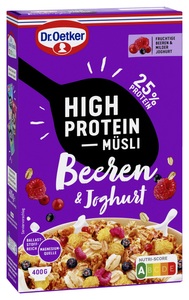 Dr.Oetker, Dr.Oetker High Protein Müsli Beeren & Joghurt 400G