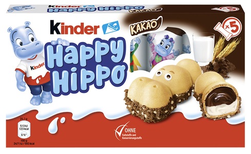 Ferrero, Ferrero Kinder Happy Hippo Kakao 103G