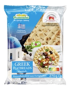 Mestemacher, Mestemacher Greek Flatbread klassisch 3ST 270G