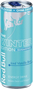 Red Bull, Red Bull Sugarfree Winter Edition Iced Vanilla Berry 0,25L