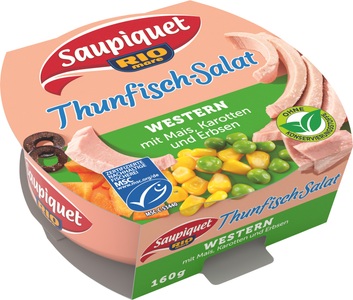 Saupiquet, Saupiquet MSC Thunfisch-Salat Western 160 g, MSC Saupiquet Thunfisch-Salat Western 160g