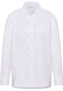 ETERNA Mode GmbH, Soft Luxury Shirt Bluse in off-white unifarben, Eterna Hemdbluse »OVERSIZE FIT«