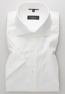 Eterna, ETERNA KURZARM HEMD COMFORT FIT COVER SHIRT TWILL CHAMPAGNER UNIFARBEN, 