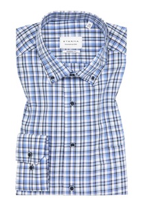 ETERNA Mode GmbH, ETERNA kariertes Twill Hemd MODERN FIT, Eterna Langarmhemd »MODERN FIT«