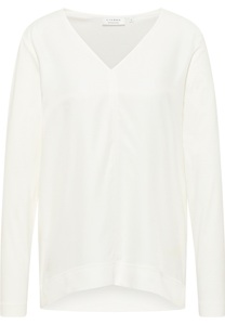 ETERNA Mode GmbH, Viscose Shirt in off-white unifarben, Eterna Shirtbluse »LOOSE FIT«