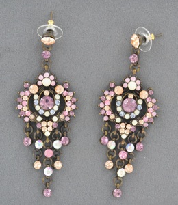 undefined, Ohrringe Filini Chandelier Rose