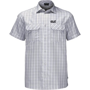 Jack Wolfskin, Jack Wolfskin Herren Hemd Thompson weiß kariert XXL, 