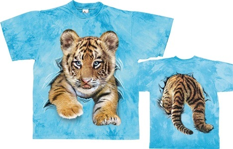 Harlequin, Harlequin Kinder Motiv T-Shirt Tiger Cub turquoise 140, 