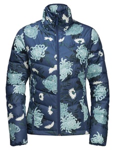 Jack Wolfskin, Jack Wolfskin Damen-Daunenjacke Helium High Print W print porcelain blue XS, 